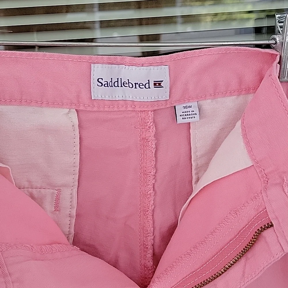 Saddlebred Men's Flatfront Shorts Sz 36W